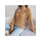  Casual Pure Color Women's Knitted Sweaters