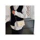  Fashion Contrast Color Patchwork PU Shoulder Bags