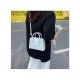  PU Pure Color Messenger Bag For Women