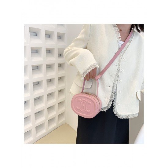  Pure Color Round Cake Bag For Women