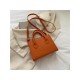  PU Pure Color Messenger Bag For Women