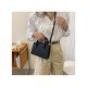  PU Pure Color Messenger Bag For Women