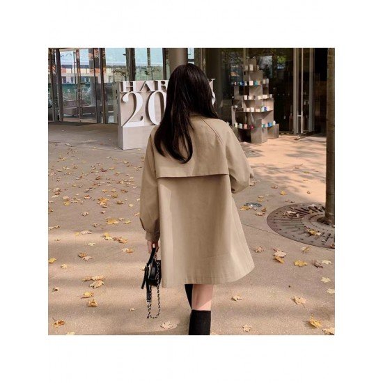  2022 Korean Casual Pure Color Women's Coats