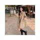  2022 Korean Casual Pure Color Women's Coats