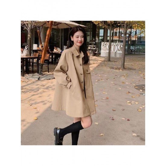  2022 Korean Casual Pure Color Women's Coats