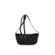 Stylish Black Ruched Ladies Shoulder Bags