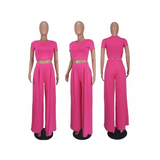 Women Wide Leg Trouser And Top Sets