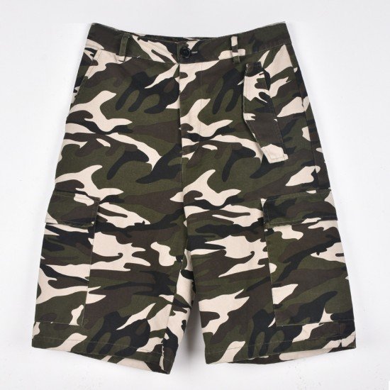 Summer Camouflage Cargo Half Length Trousers