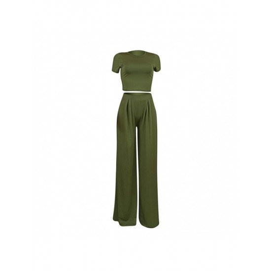 Women Wide Leg Trouser And Top Sets