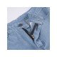 Low Rise Blue Straight Leg Jeans For Ladies