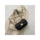 Ladies Rhombus Lattice Black Chin Shoulder Bags