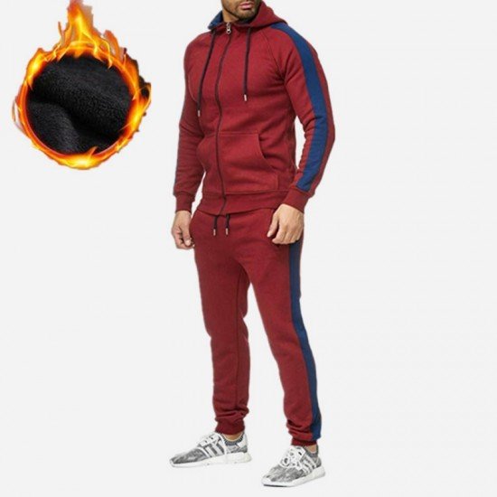  2022 Casual Hooded Long Suit For Men