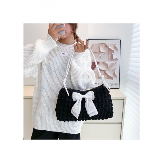  Fashion Contrast Color Female Underarm Bags 