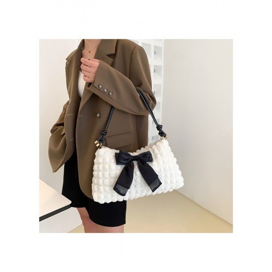  Fashion Contrast Color Female Underarm Bags 