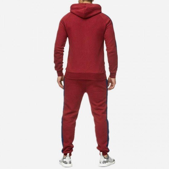  2022 Casual Hooded Long Suit For Men