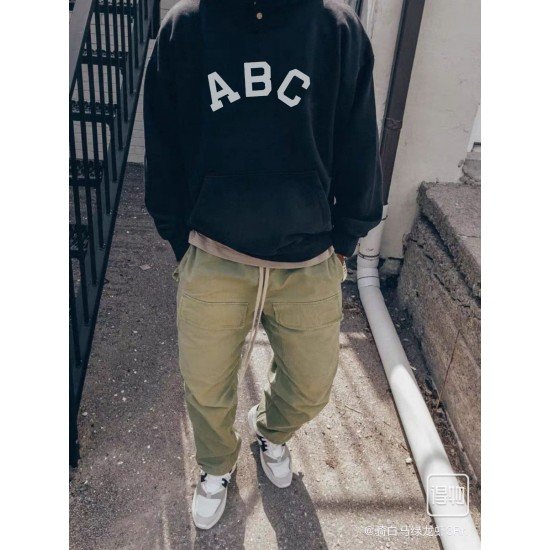  Casual Loose Letter Hooded Sweater For Men