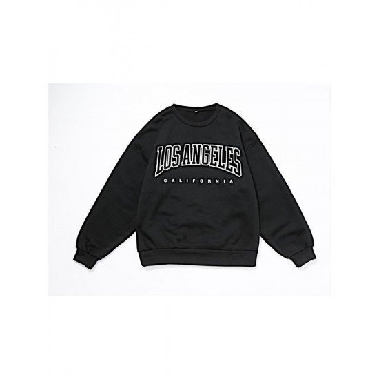  2022 New Crew Neck Letter Printing Women's Sweater