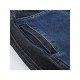 Designer Patchwork Loose Straight Leg Blue Ladies Jeans