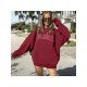  2022 New Crew Neck Letter Printing Women's Sweater