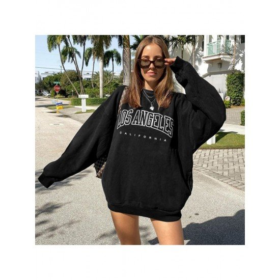  2022 New Crew Neck Letter Printing Women's Sweater