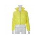  Winter New Women's Solid Zipper Short Down Coats