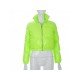  Winter New Women's Solid Zipper Short Down Coats