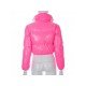  Winter New Women's Solid Zipper Short Down Coats