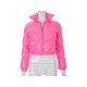  Winter New Women's Solid Zipper Short Down Coats