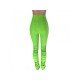  Casual Pure Color Ruched Women's Flare Pants