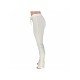  Casual Pure Color Ruched Women's Flare Pants