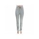  Casual Pure Color Ruched Women's Flare Pants