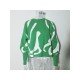 Casual Lantern Sleeve Zebra Stripes Women's Sweater