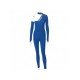  2022 Pure Color Backless Long Sleeve Women's Jumpsuits