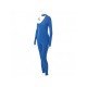  2022 Pure Color Backless Long Sleeve Women's Jumpsuits