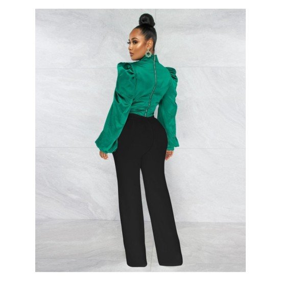 New Fashion Turtle Neck Top And Trouser Sets