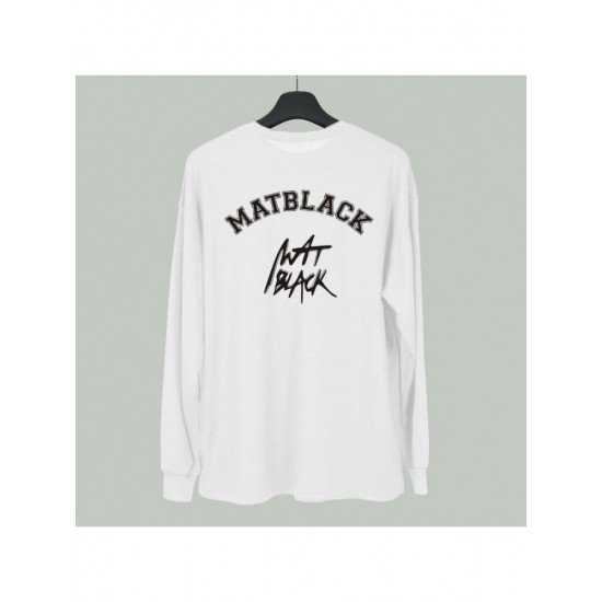 Casual White Letter Printed Men Sweatshirts