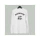 Casual White Letter Printed Men Sweatshirts