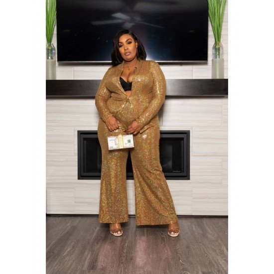  Loose Casual Pure Color Women's Two-Piece Set