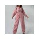 Zip Hooded Collar Sports Jumpsuits For Women