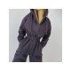 Zip Hooded Collar Sports Jumpsuits For Women