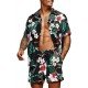 Summer Beach Printed 2 Piece Short Sets For Men