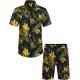 Summer Beach Printed 2 Piece Short Sets For Men