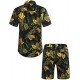 Summer Beach Printed 2 Piece Short Sets For Men