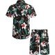 Summer Beach Printed 2 Piece Short Sets For Men