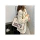  Fashion Letter Printing Canvas Tote Bag