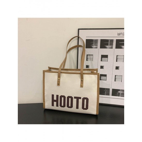  Fashion Letter Printing Canvas Tote Bag