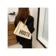  Fashion Letter Printing Canvas Tote Bag