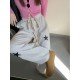 Casual Drawstring Star Trousers For Women