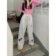 Casual Drawstring Star Trousers For Women