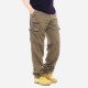  Casual Pure Color Men's Loose Pants